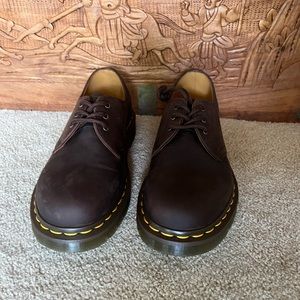 Dr martens classic brown oxfords